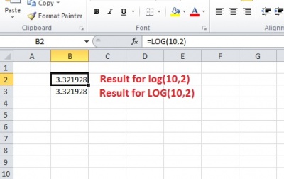 Excel Results